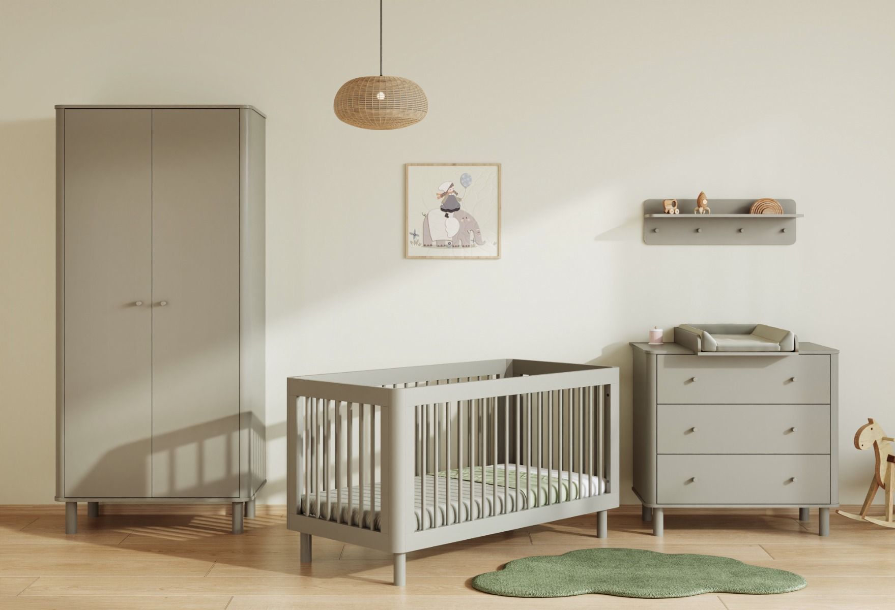 3-delige Babykamer Helsinki Biscotti