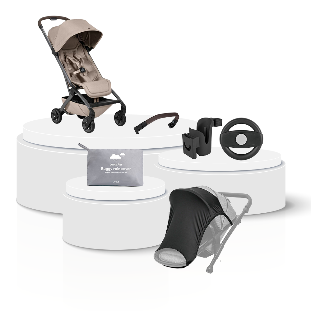 Buggy Joolz Aer2 Sandy Taupe Total Package Deal incl. Accessoires