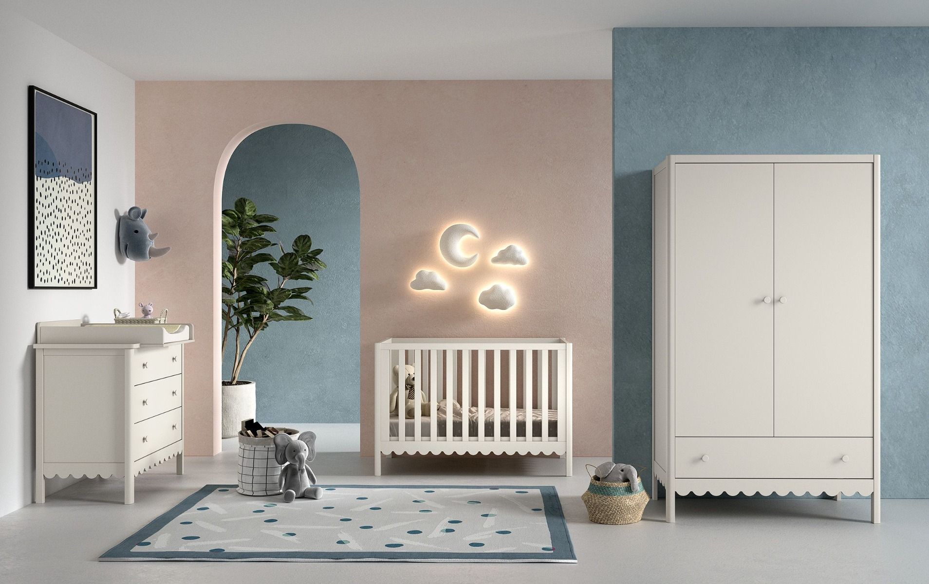 Babykamer Jaxx Swingo Clay