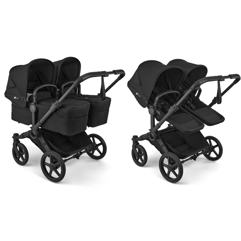 Kinderwagen Bugaboo Donkey6 Twin Complete - Black/Heritage Black
