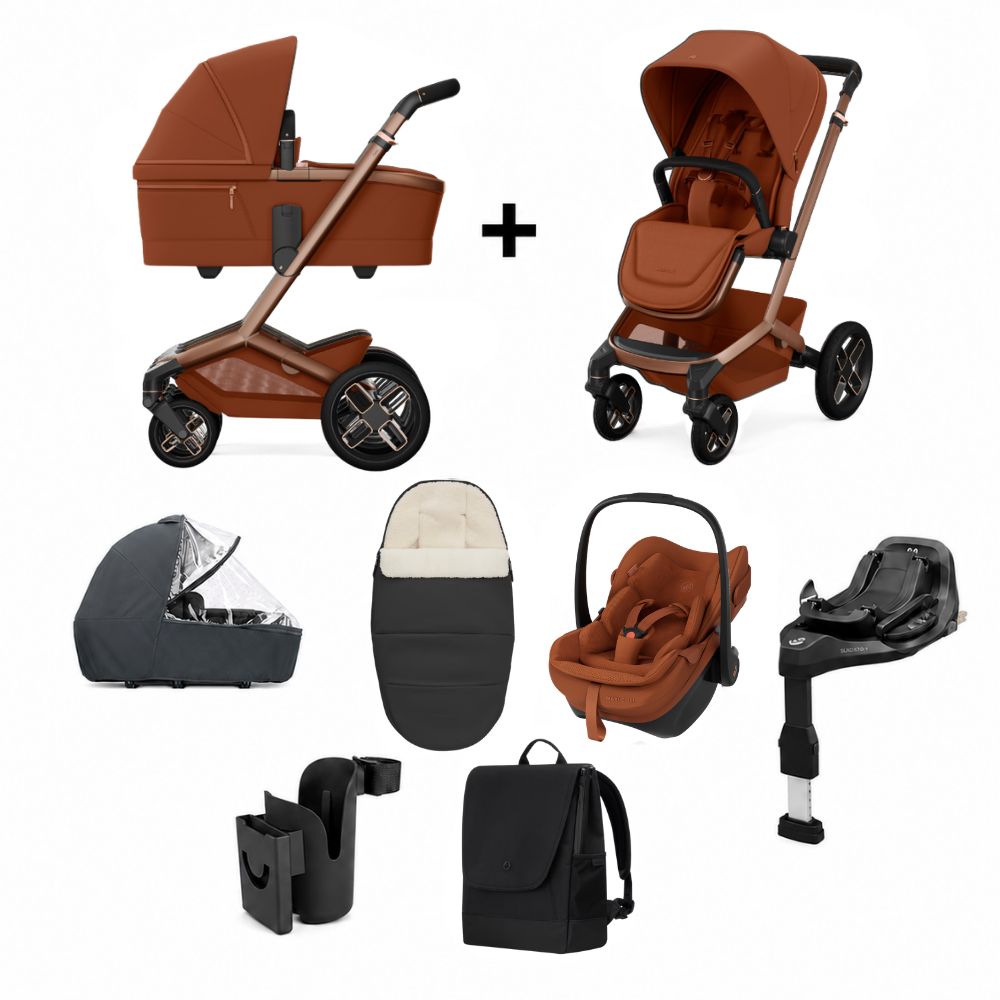Kinderwagen Maxi-Cosi Fame V2 All-In-One Copper Terra + GRATIS Familyfix Slide Pro