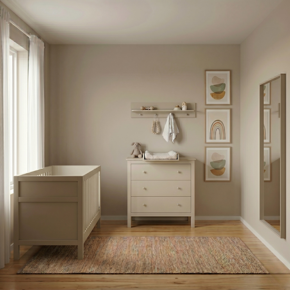 Meegroeikamer Devon Clay (Meegroeiledikant + Commode)