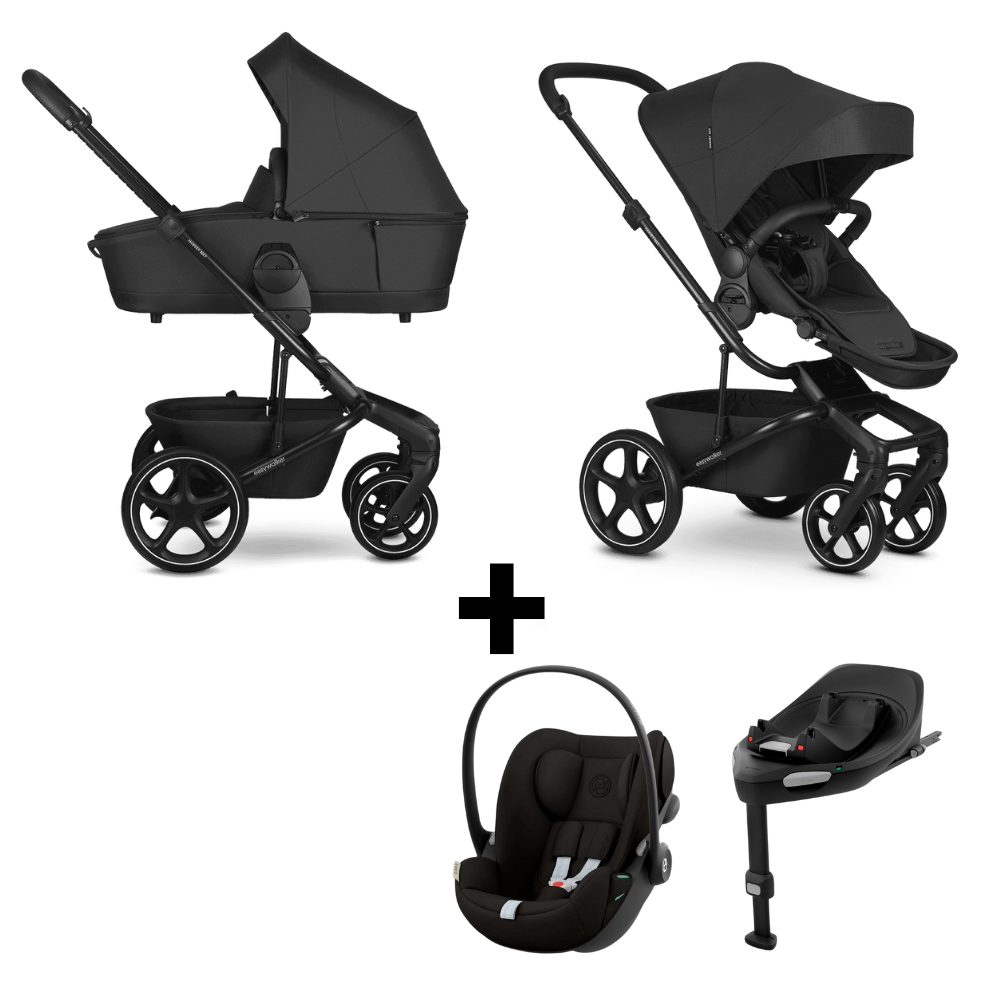 Kinderwagen Easywalker Harvey NXT Eclipse Black + Autostoel Cybex Cloud G & Base