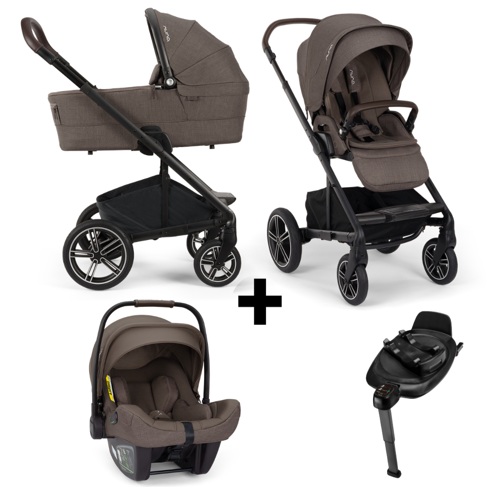 Kinderwagen Nuna MIXX Next V2 Chestnut + Autostoel Nuna PIPA Next Chestnut & Base Nuna 360 System
