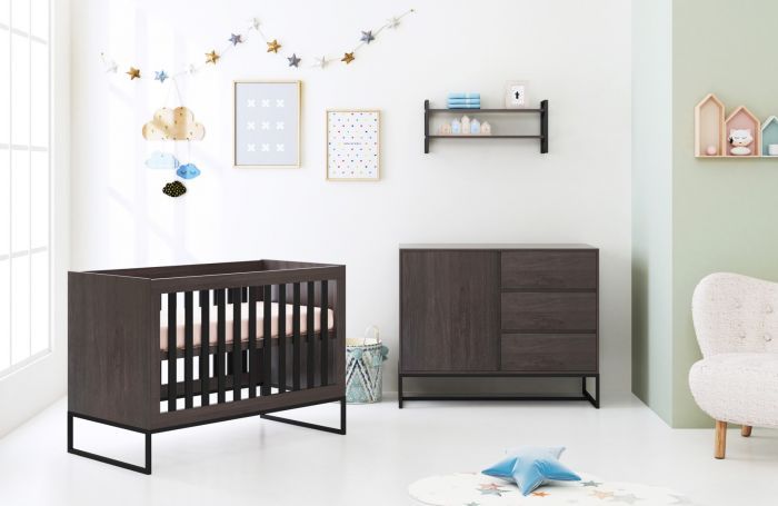 Babykamer Toscane (Ledikant + Commode)
