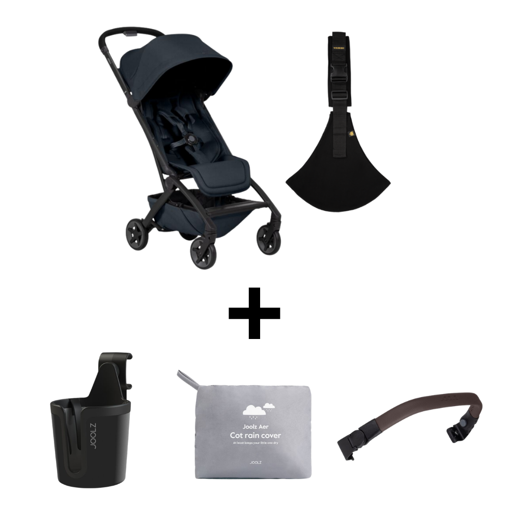 Buggy Joolz Aer2 x Wildride Carrier Dark Navy Blue incl. Accessoires