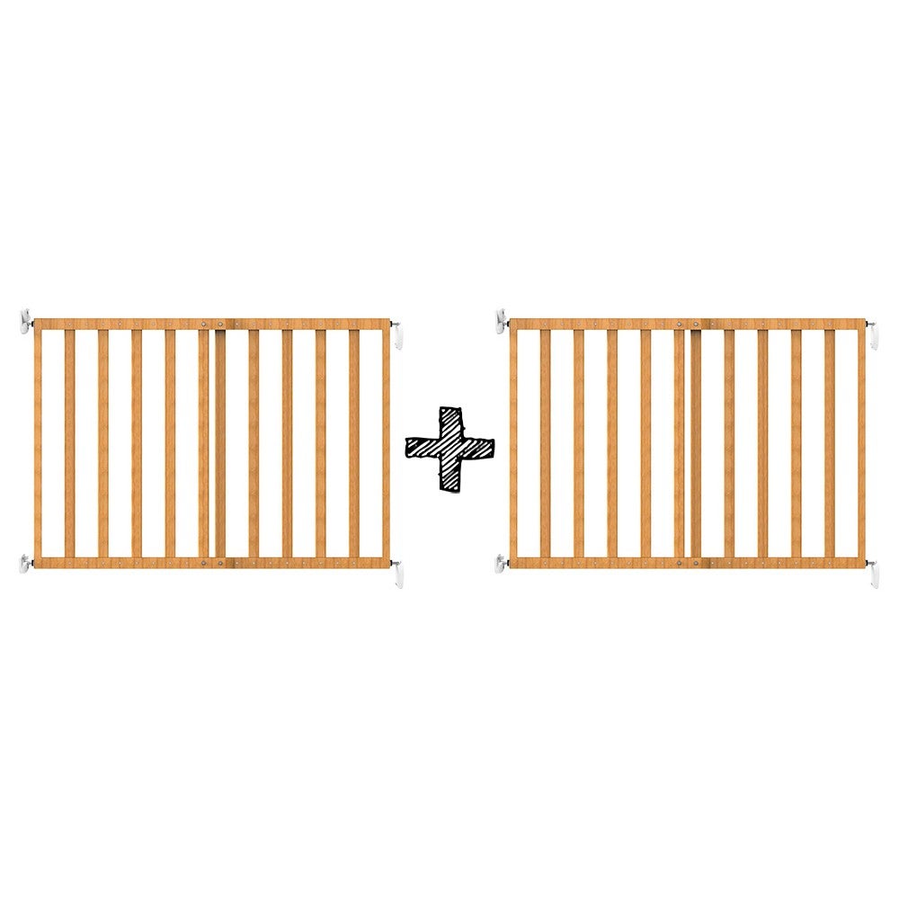 SET | 2x Traphek Noma Hout Naturel