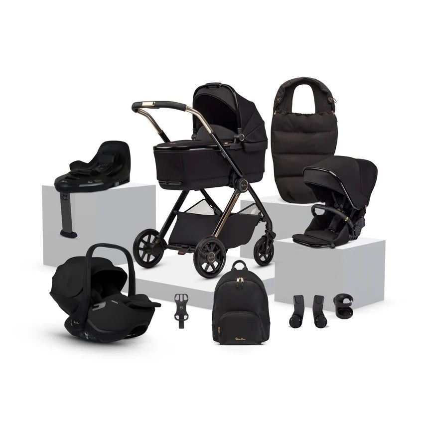 Kinderwagen Silver Cross Reef 2 Special Edition Espresso met Autostoel Glide Plus 360 & Base Plus 360 & Accessoires