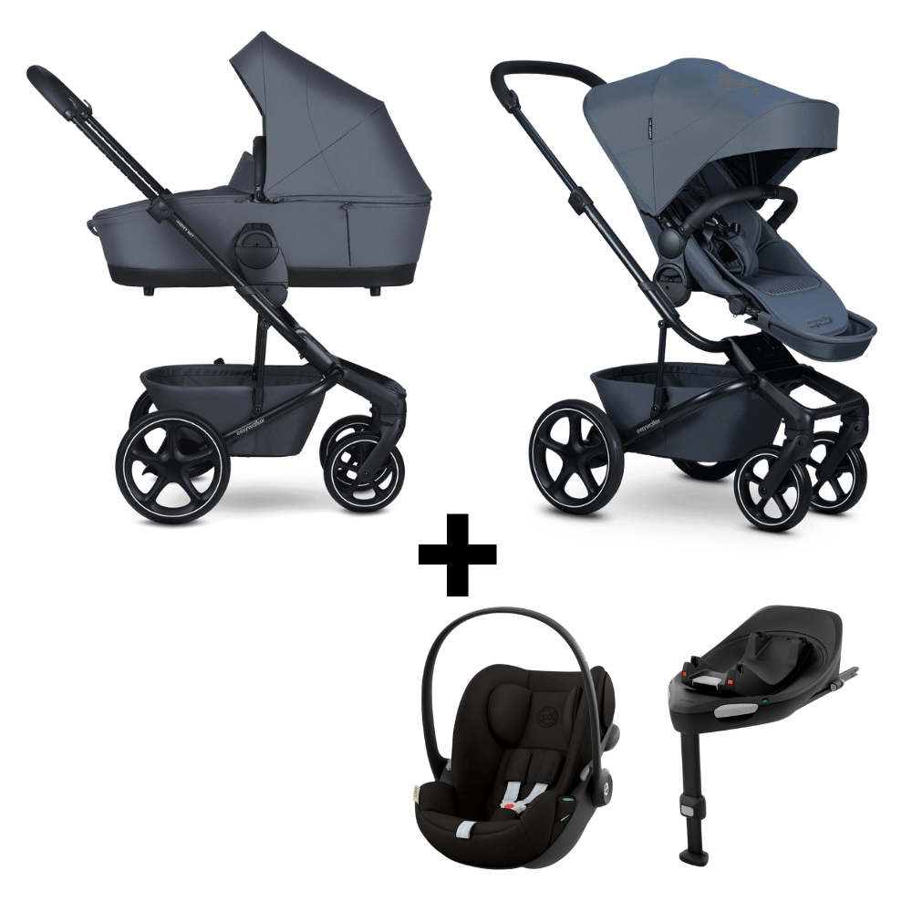 Kinderwagen Easywalker Harvey NXT Deep Blue + Autostoel Cybex Cloud G & Base