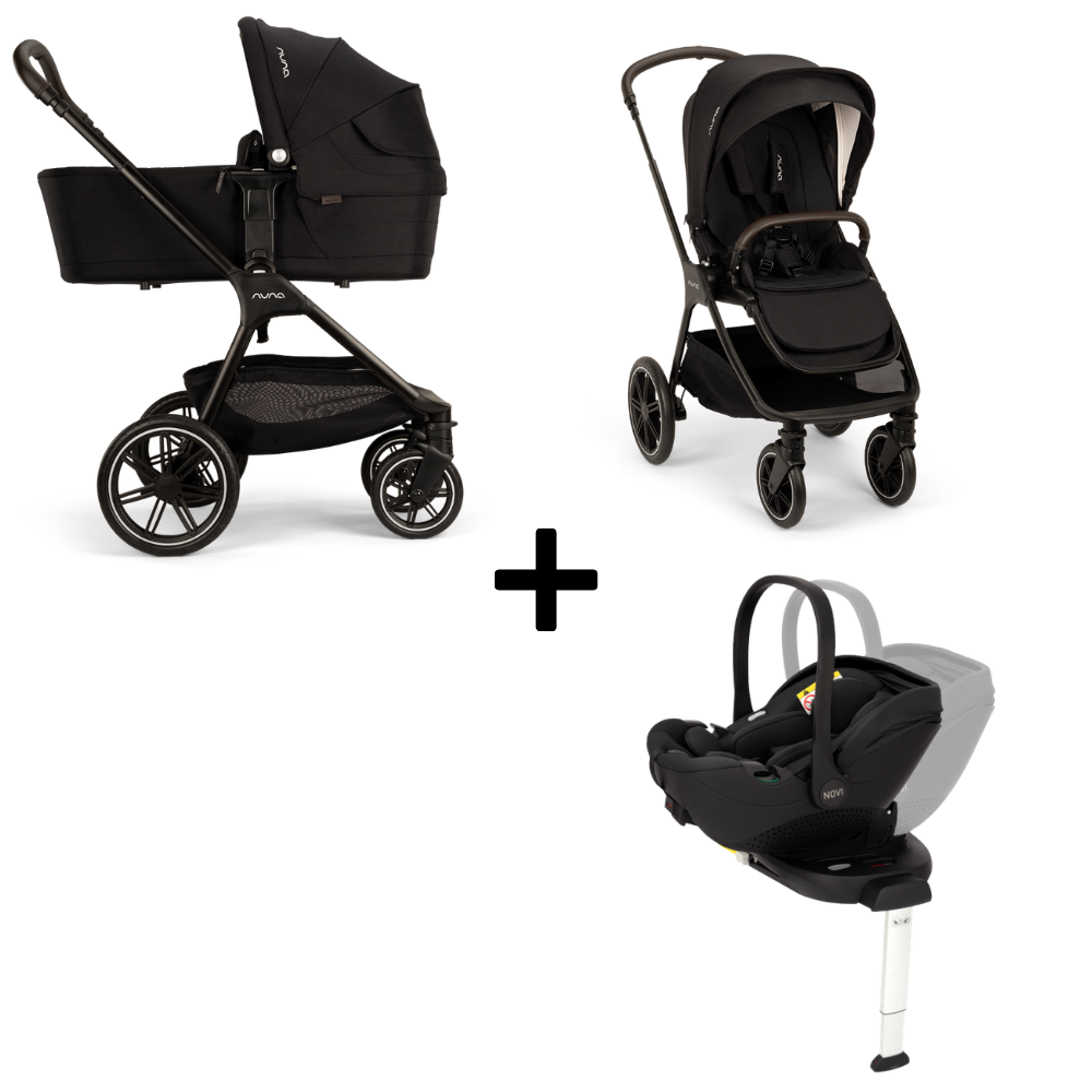 Kinderwagen Nuna TRIV lx Caviar+ Autostoel Joy Glide 360° & Base