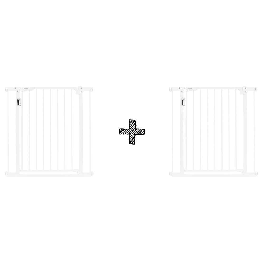 SET | 2x Traphek Lionelo Truus White met LED verlichting