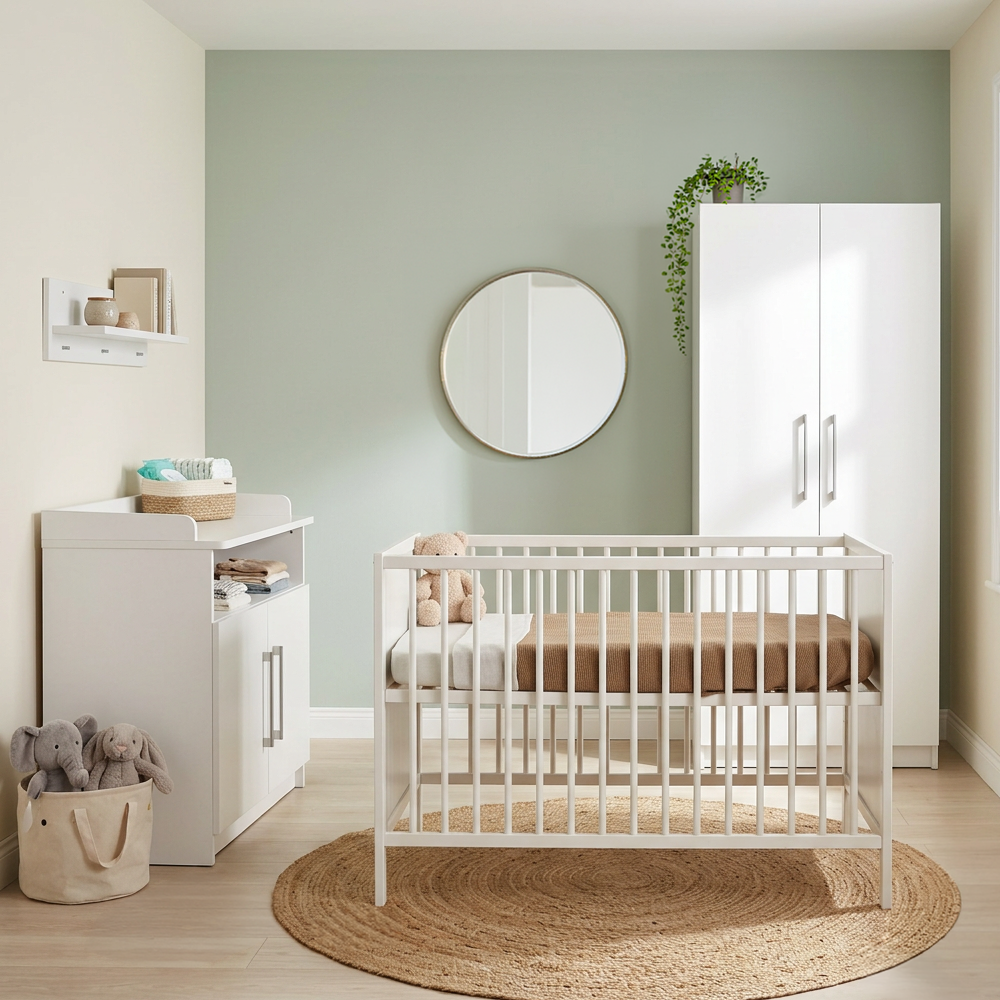Babykamer Colorfull Home Tess met Ledikant Lizzy Pure White