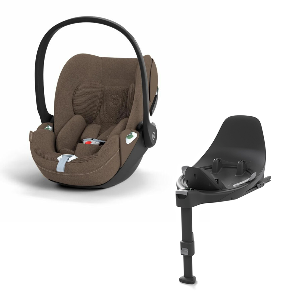 Autostoel Cybex Cloud T I-Size Plus Coconut Brown/Dark Brown met Base T