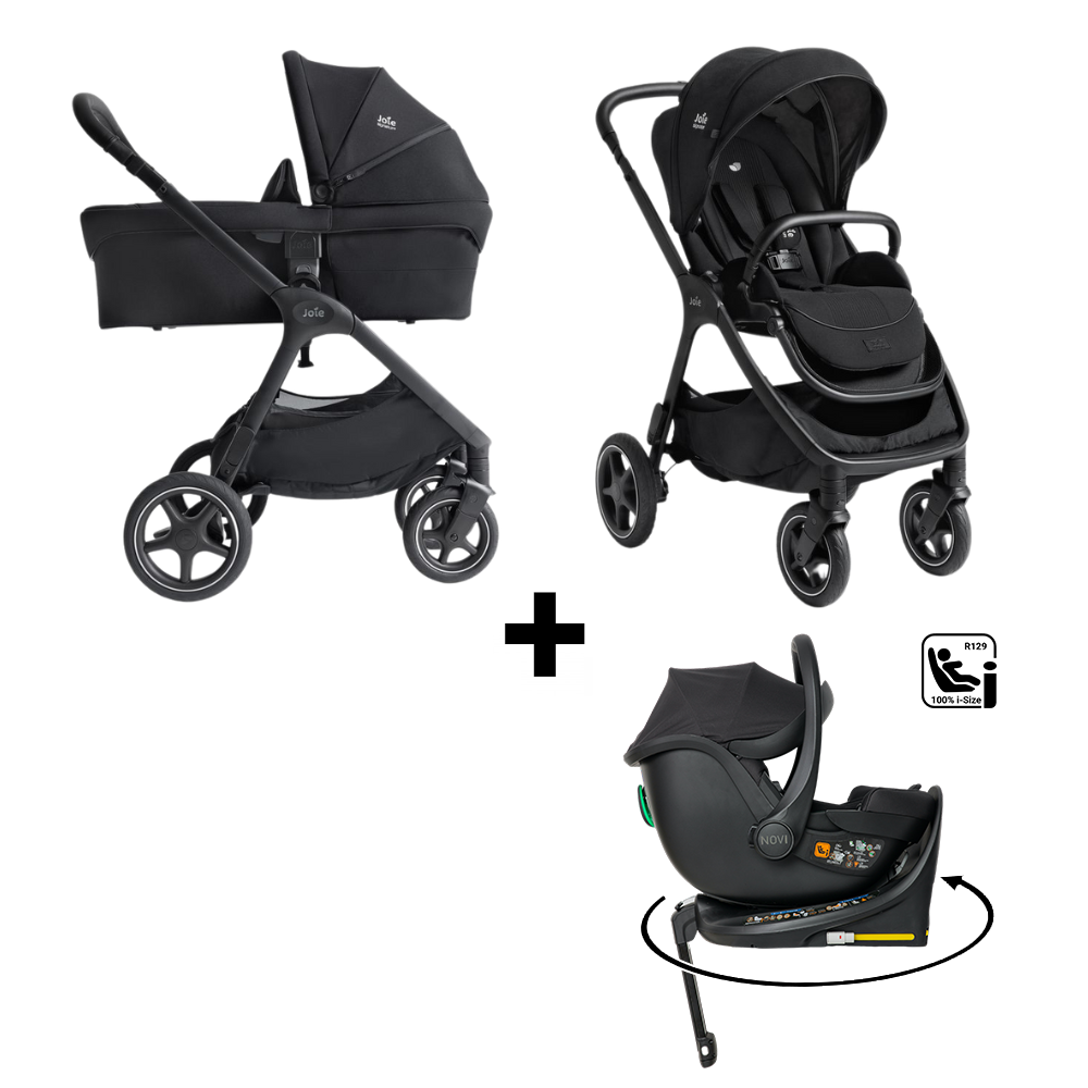 Kinderwagen Joie Signature Finiti Eclipse met Autostoel Jacky Pro V2 360° & Base