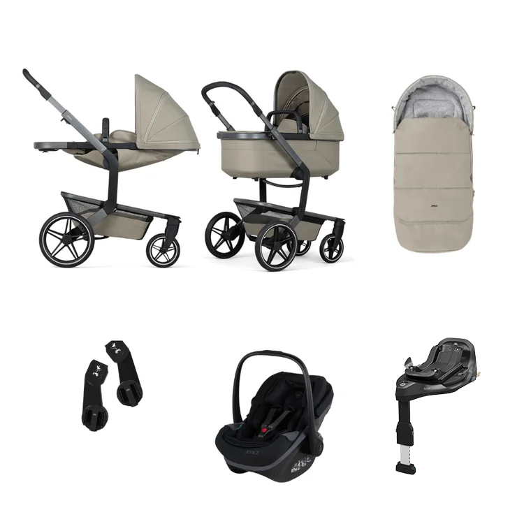Kinderwagen Joolz Day5 Sage Green + Autostoel Joolz x Maxi-Cosi + Base & Accessoires
