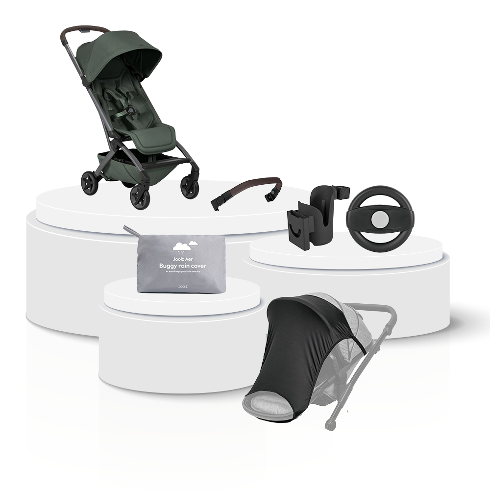 Buggy Joolz Aer2 Forest Green Total Package Deal incl. Accessoires