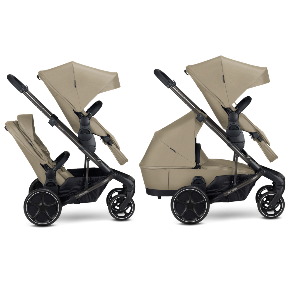 Kinderwagen Easywalker Harvey NXT Moss Green Duo incl. Tweede Zitting & Uitbreidingsset